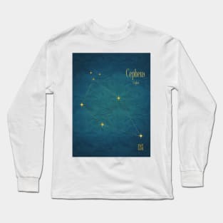 Night Sky Constellations - Cepheus Long Sleeve T-Shirt